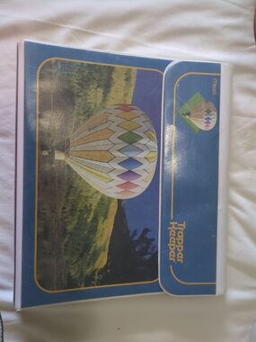 Trapper Keeper Zipper Binder with Hot Air Balloon Graphic - Blue.